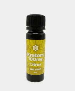 Kratom Shots 100mg – Caffeine Free – Citrus
