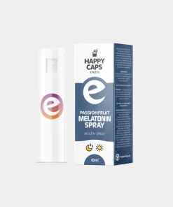 Melatonin Mouth Spray Passionfruit Flavor Happy Caps – 10ml